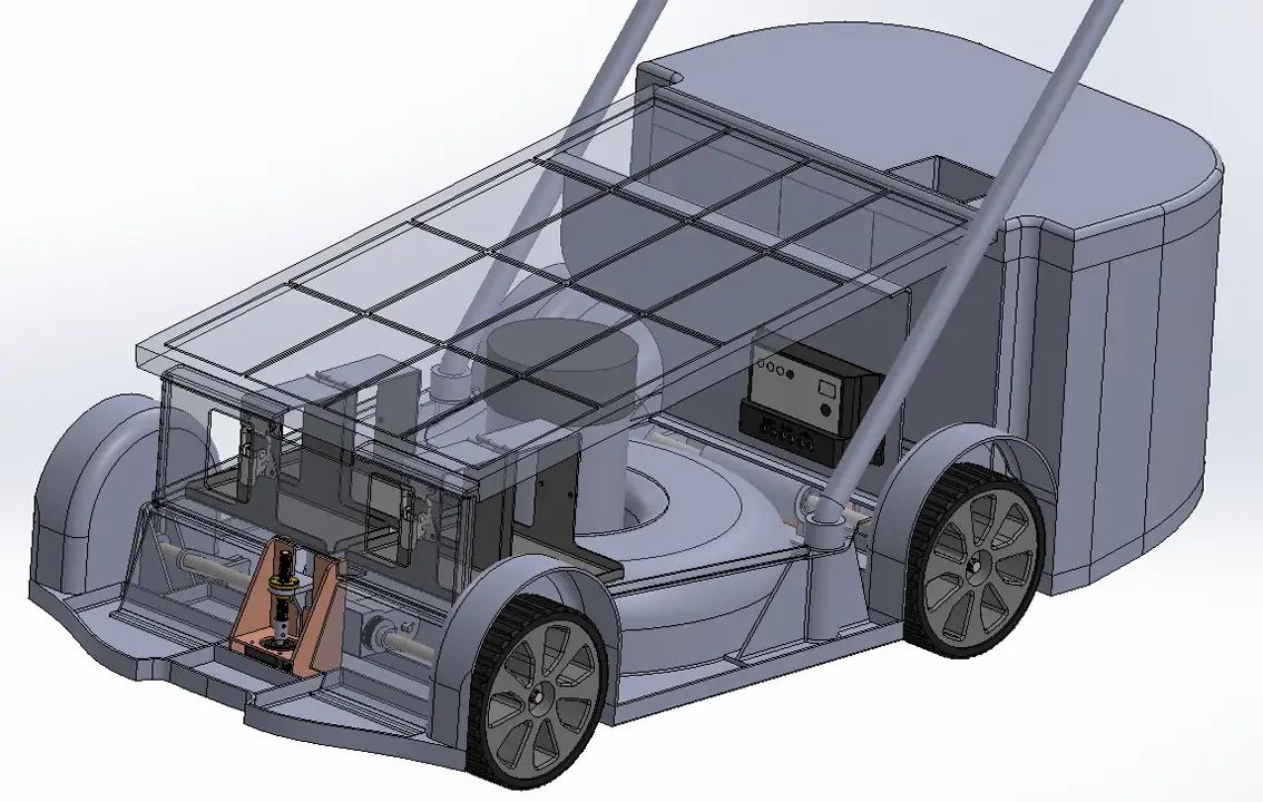 SolarSmart Mower - Solar & Smart Features
