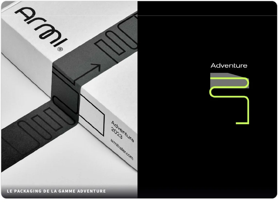 ARMI Trailers — The packaging, Adventure range